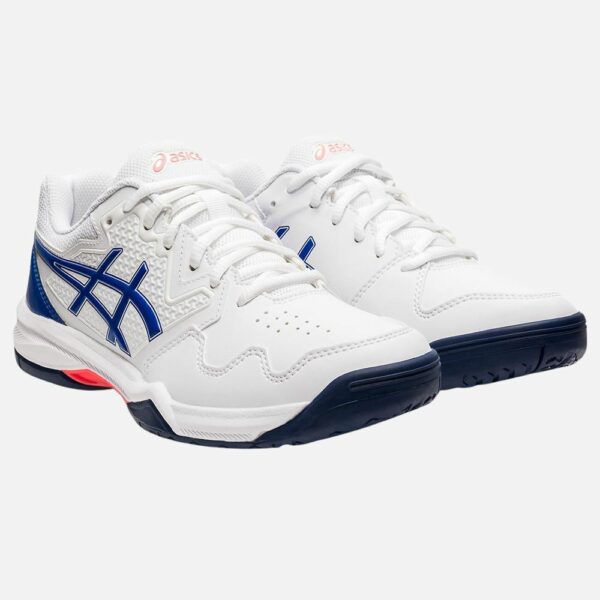 Asics Gel Dedicate 7 White/Lapis Lazuli Blue