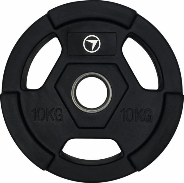 FitNord Weight Plate Tri Grip Black 50 mm