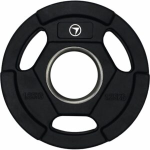 FitNord Weight Plate Tri Grip Black 50 mm