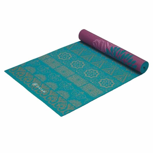 Gaiam Kiku Yoga Mat 6mm Premium Reversible