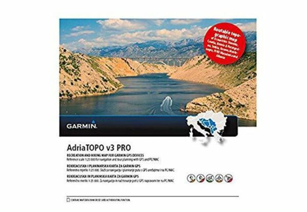 Garmin Balkanländerna AdriaTOPO v3 PRO Garmin microSD™/SD™-kort