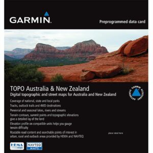 Garmin TOPO Australien + Nya Zeeland Garmin microSD™/SD™ card