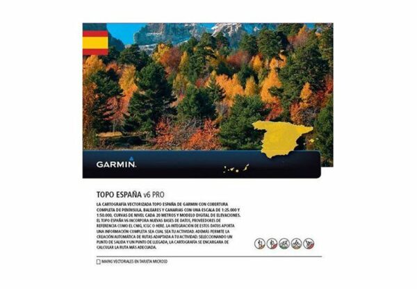 Garmin TOPO Spanien v6 PRO Garmin microSD™/SD™-kort