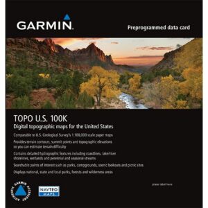 Garmin TOPO U.S. 100K Garmin microSD™/SD™ card