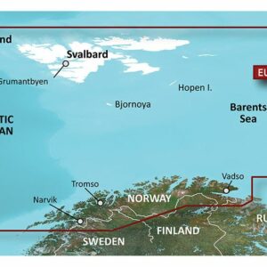 Garmin Vestfjord-Svalbard-Varanger Garmin VEU054R - BlueChart g3 Vision mSD/SD