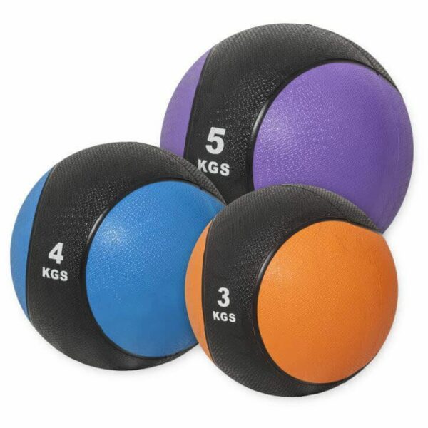 Gorilla Sports Medicinbollar GS Paket - 3kg 4kg 5kg