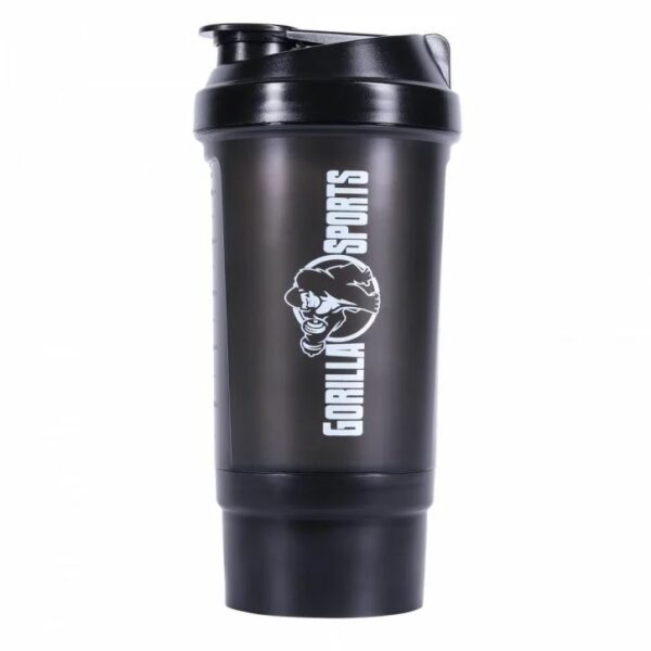 Gorilla Sports Shaker 500 ml - Pulverfack