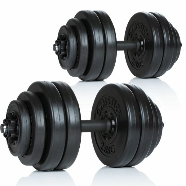 Gymstick Vinyl Dumbbell Set 15kg (Par)