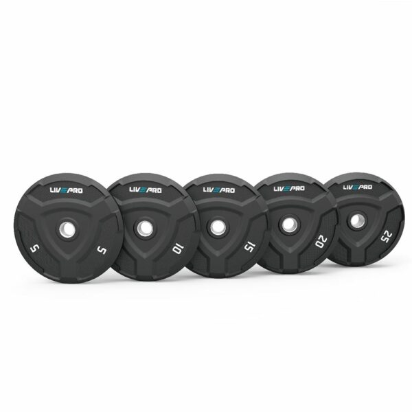 LivePro Rubber Warrior Bumper Plate 50 mm