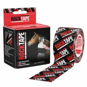 RockTape EQUINE BLACK LOGO STANDARD 5x5CM