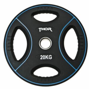 Thor Fitness Thor Fitness Svart PU Vektplater 50 mm