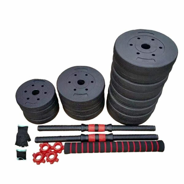 Titan LIFE Dumbbell & Barbell weightset 40kg