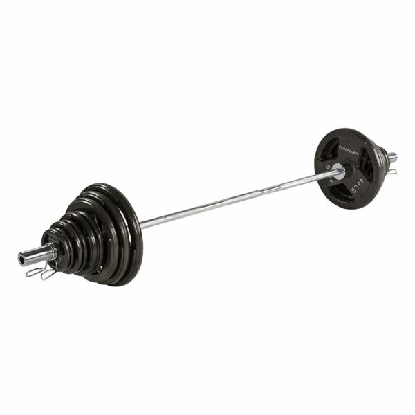 Tunturi Fitness Olympic Tri-Grip Barbell Set 140kg