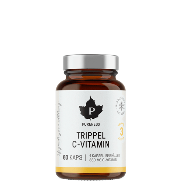 Trippel C-vitamin 60 kapsler