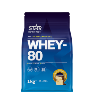 Whey-80 Myseprotein 1 kg
