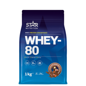 Whey-80 Myseprotein 1 kg