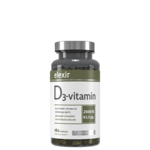 D3-vitamin 2500 IE 180 kapsler