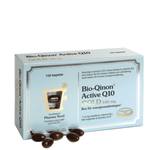 Bio-Qinon Active Q10 Gold 100 mg 150 kapsler