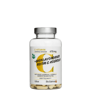 C-vitamin 670mg bioflavonoider 120 tabletter