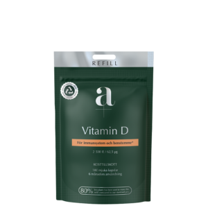 Vitamin D 180 myke kapsler Refill