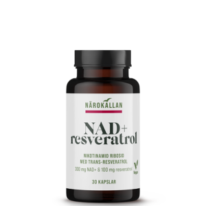 NAD+ Resveratrol 30 kapsler