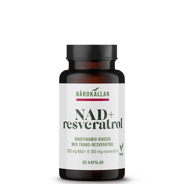 NAD+ Resveratrol 30 kapsler