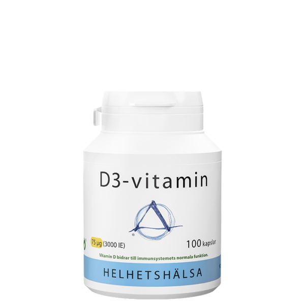 D3-vitamin 3000IE (75 mcg) 100 kapsler