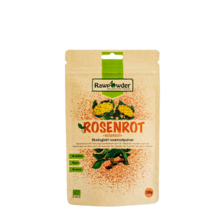 Økologisk Rosenrotpulver 100 g