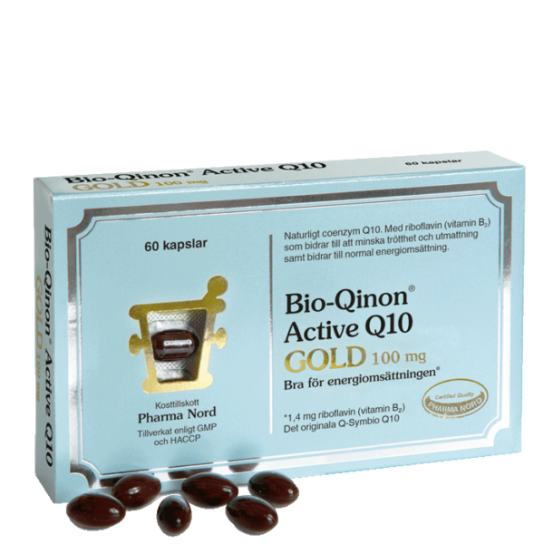 Bio-Qinon Active Q10 Gold 100 mg 60 kapsler