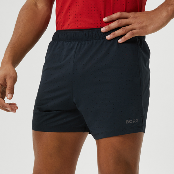 Borg Running Perforated 5&apos; Shorts