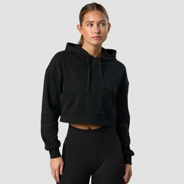 Recharge Cropped Hoodie Wmn