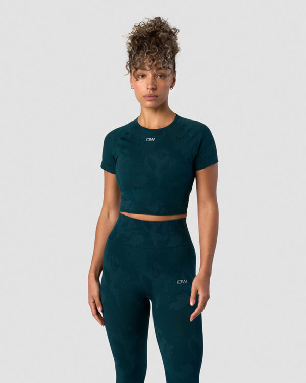 Camo Seamless Cropped T-shirt