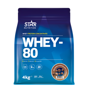 Whey-80 Myseprotein 4 kg