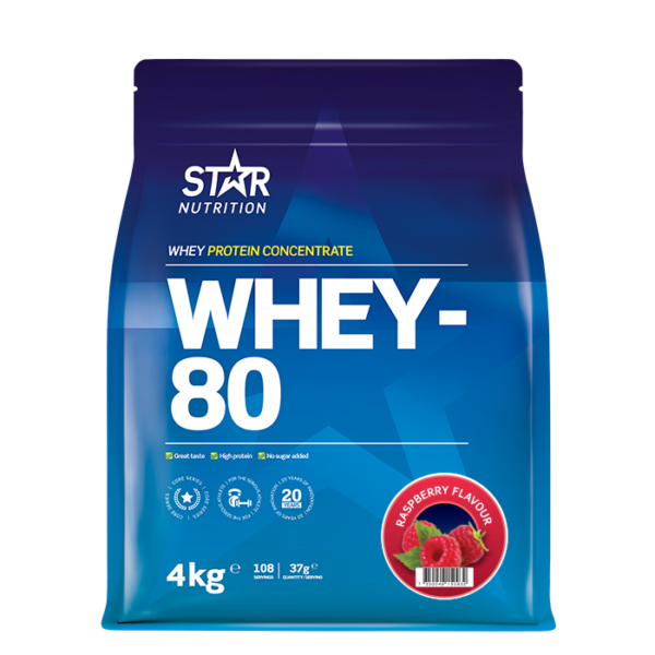 Whey-80 Myseprotein 4 kg