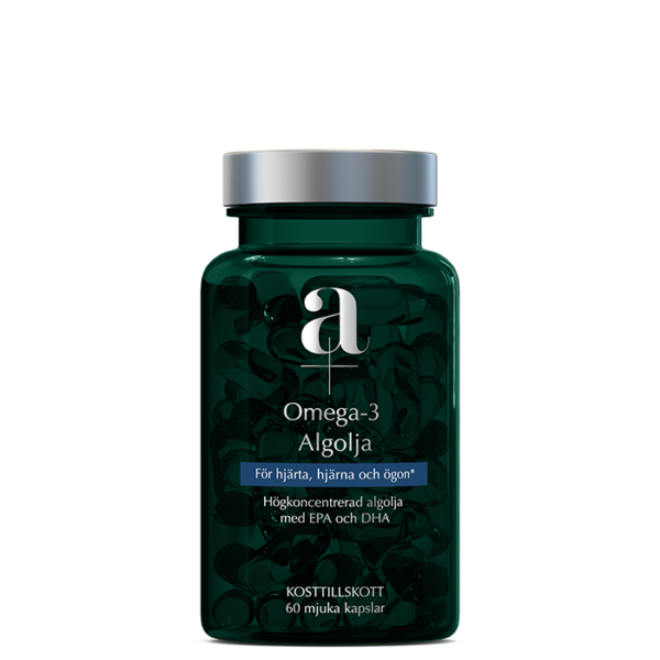 Omega-3 Algeolja 60 mjuka kapsler