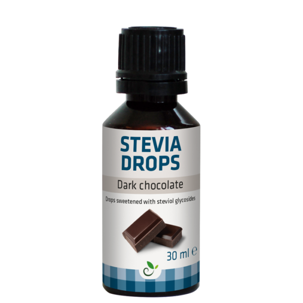 Stevia Dråper Mørk Sjokolade 30 ml