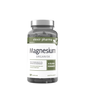 Organisk Magnesium 120 mg 90 kapsler
