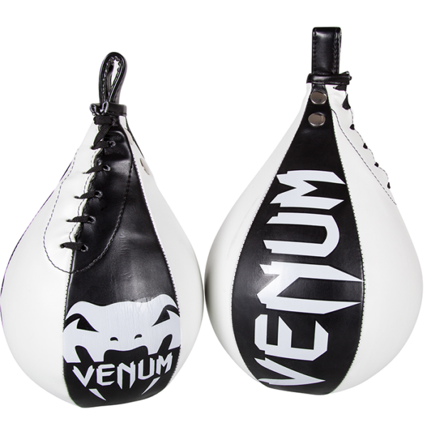 Venum Speed Bag Skintex Leather Black/Ice