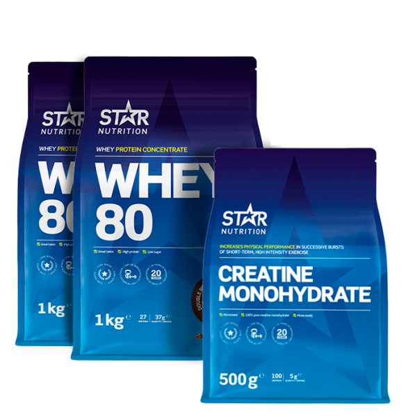 2 x Whey-80 + Kreatin