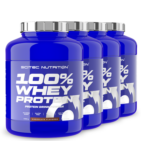 4 x 100% Whey Protein