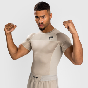 Venum G-Fit Air Rashguard Shortsleeve Sand