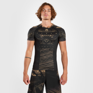 Venum Gorilla Jungle Rashguard Short Sleeves Black/Sand