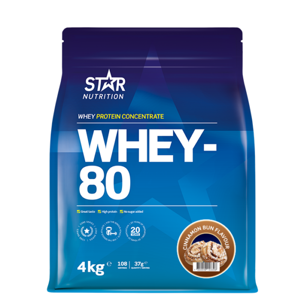 Whey-80 Myseprotein 4 kg