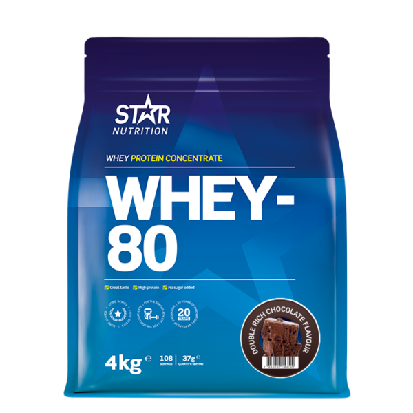 Whey-80 Myseprotein 4 kg