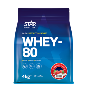 Whey-80 Myseprotein 4 kg