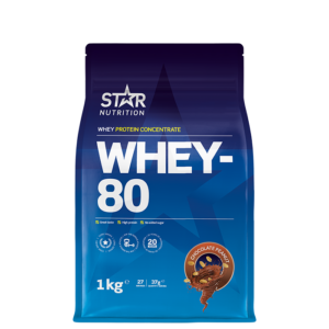 Whey-80 Myseprotein 1 kg