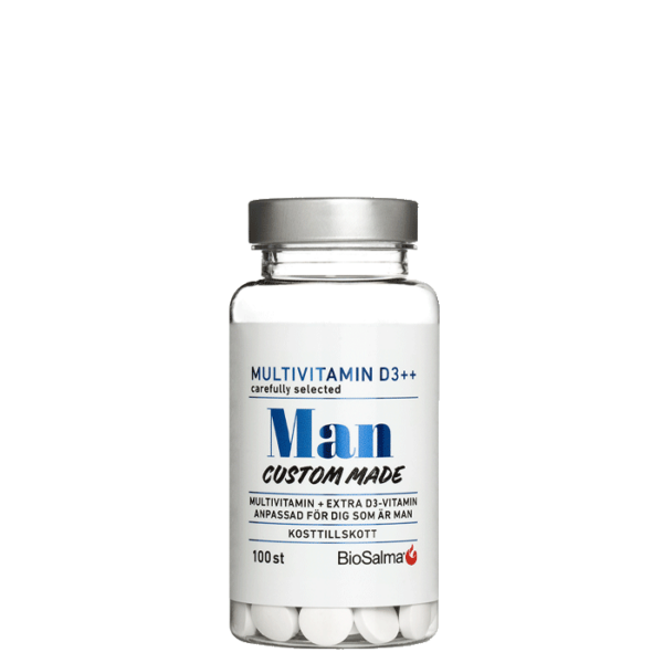 Multivitamin Man D-vitamin++  100 tabletter