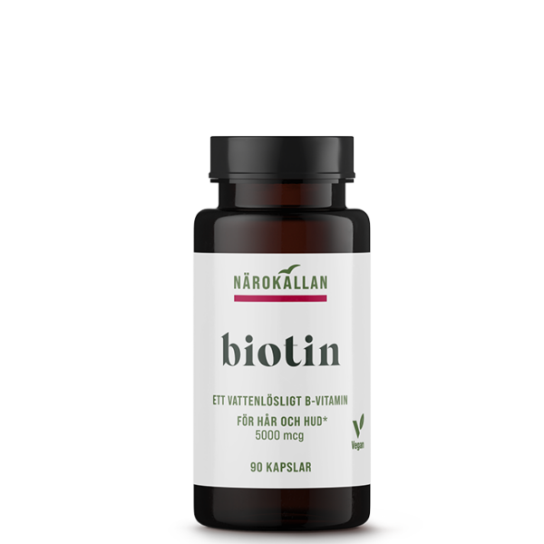 Biotin 5000 mcg 90 kapsler