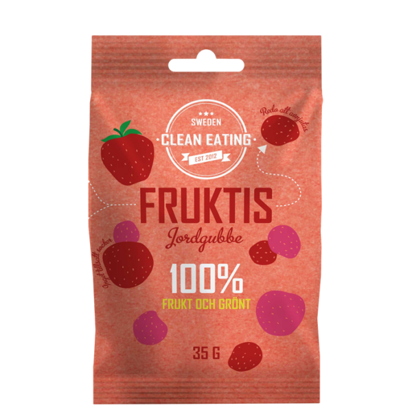 Fruktis jordbær 35 g