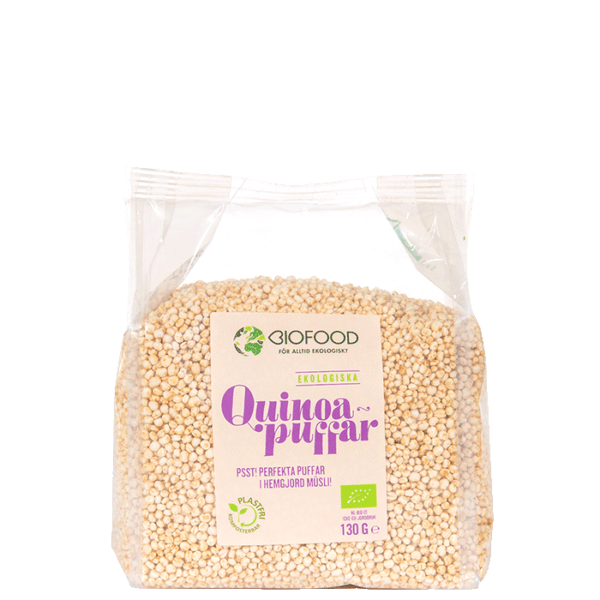 Økologisk Quinoapuffer 130 gram